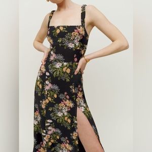 Reformation Dominique Floral (Sicilia) Dress - Size 4